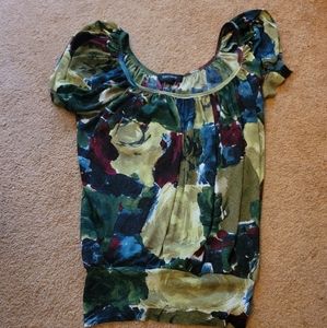 Karen Kane size M sheer floral top